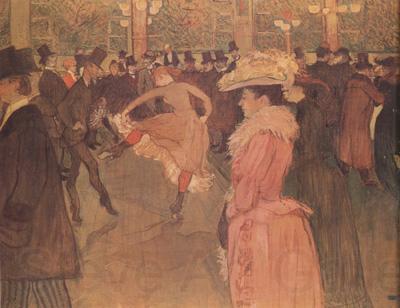 Henri  Toulouse-Lautrec Dance at the Moulin Rouge (nn03) Spain oil painting art